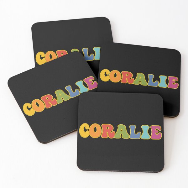 Item preview, ❤️ Coralie Personalized Name Wavy Retro Shirt, Coffee Mug, Sticker Gift designed and sold by HelixPedia.
