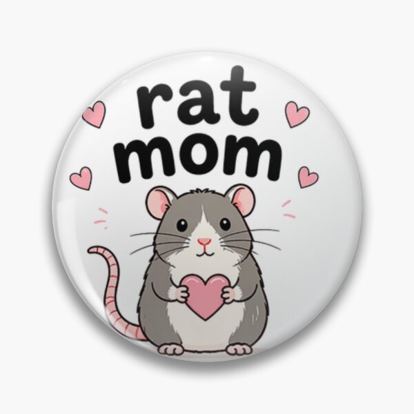 Item preview, Rat Mom funny quote designed and sold by fadeinkstudio.