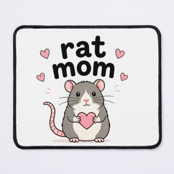 Item preview, Rat Mom funny quote designed and sold by fadeinkstudio.