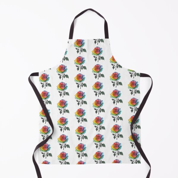 Item preview, Rainbow Rose flower watercolor designed and sold by uunaa.