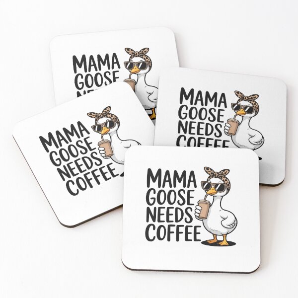 Item preview, Mama Goose Needs Coffee Funny Design  designed and sold by exelant.
