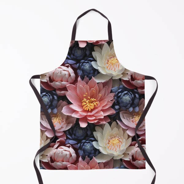 Item preview, 3D lotus flower pattern designed and sold by Leylita Design.