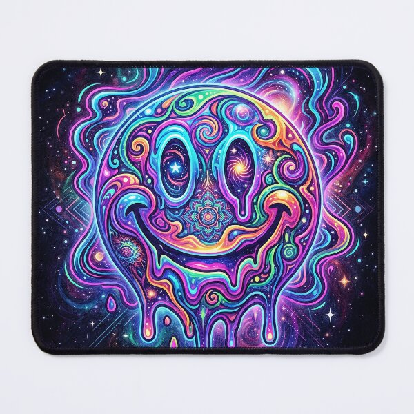 Item preview, Trippy Melting Cosmic Smiley Face designed and sold by Hen-C-Art.