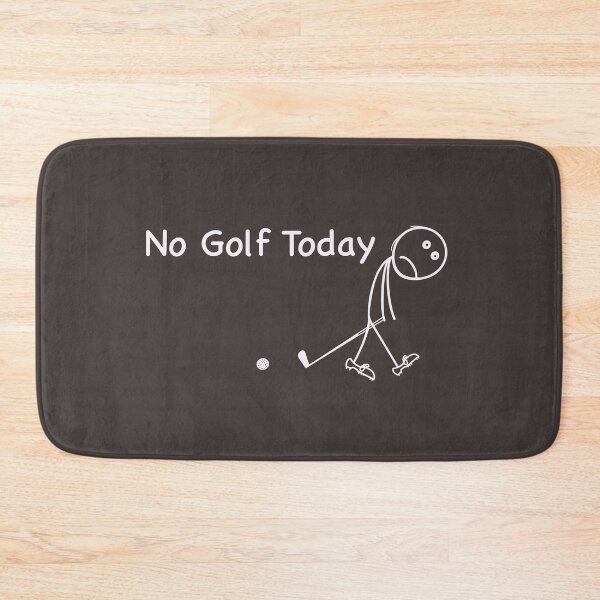 Item preview, no golf today minimalist sad stick character sketch designed and sold by Lunevalleyart.