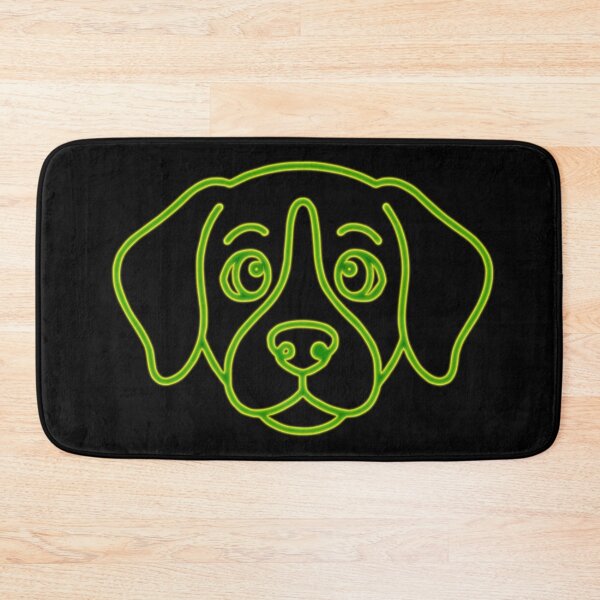 Item preview, Hypnotic Canine - Dual Neon Edition (Yellow & Green) designed and sold by DigitalArtDesignLab.