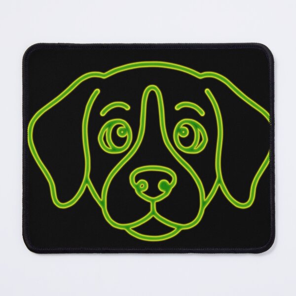 Item preview, Hypnotic Canine - Dual Neon Edition (Yellow & Green) designed and sold by DigitalArtDesignLab.