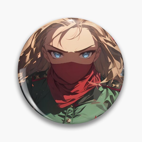 Item preview, Katyusha Girls Und Panzer Red Scarf Dramatic Windy Hair designed and sold by bystudiolereve.
