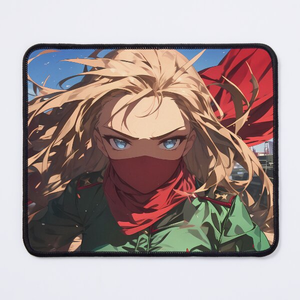 Item preview, Katyusha Girls Und Panzer Red Scarf Dramatic Windy Hair designed and sold by bystudiolereve.