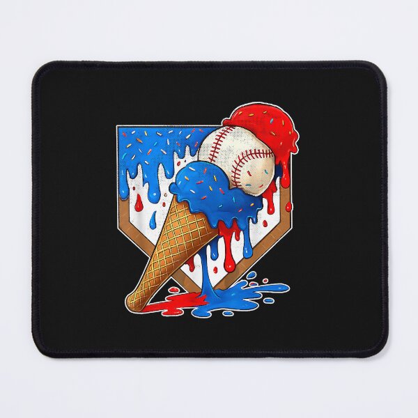 Item preview, Melting Ice Cream Baseball Home Plate designed and sold by balidirectly201.