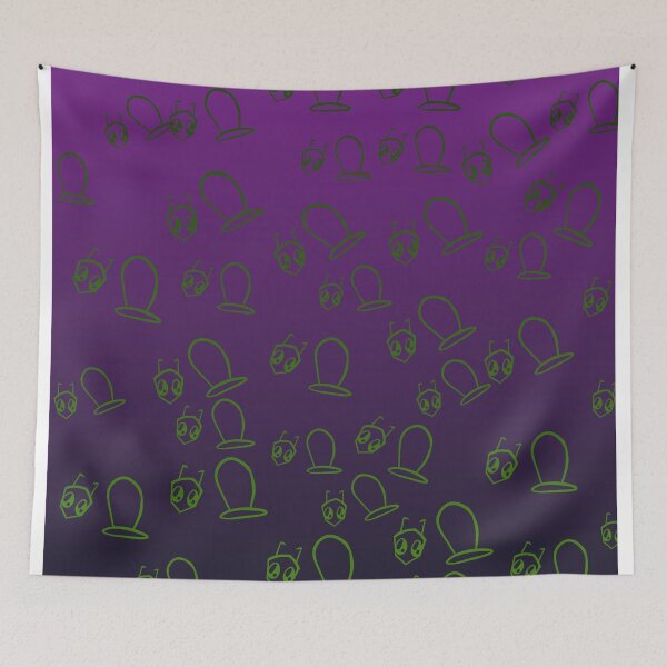 Item preview, Invader Zim pattern (green) designed and sold by ThatWeird1413.