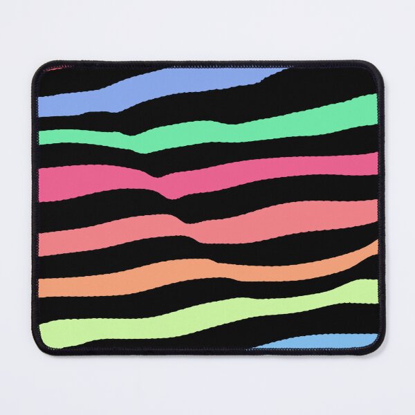Item preview, Colorful Abstract Waves Pattern Minimalist Pastel Stripes Aesthetic Graphic Art Decor designed and sold by Teenidesign .