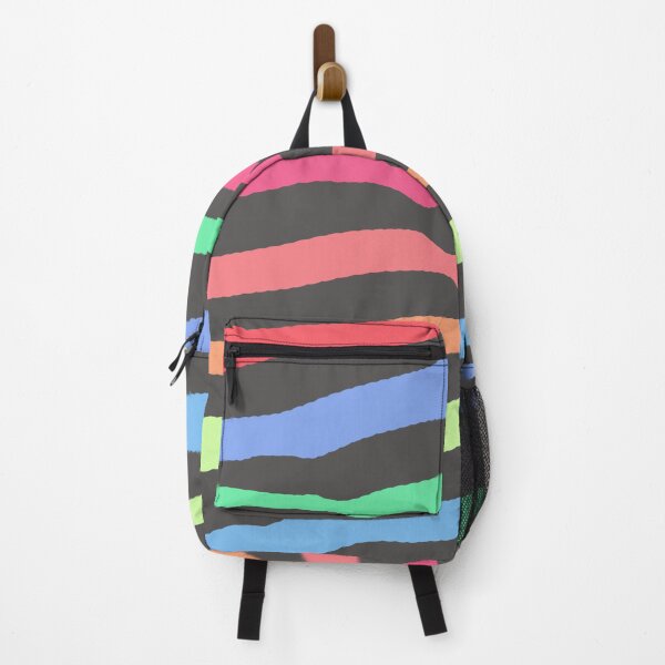 Item preview, Colorful Abstract Waves Pattern Minimalist Pastel Stripes Aesthetic Graphic Art Decor designed and sold by Teenidesign .