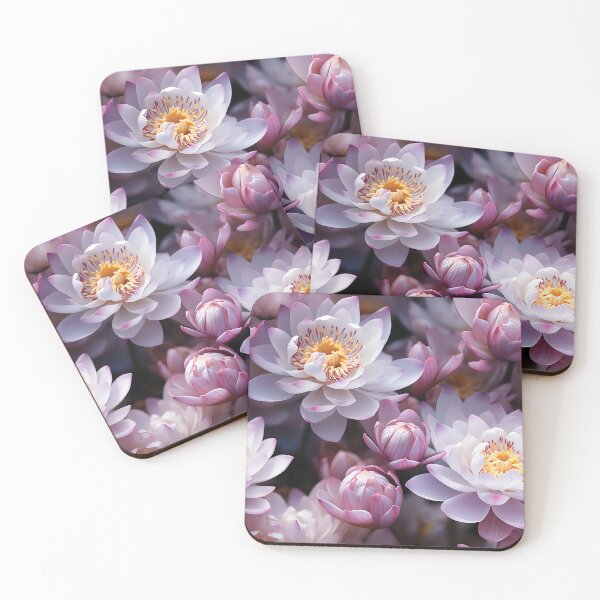 Item preview, 3D lotus flower pattern designed and sold by Leylita Design.