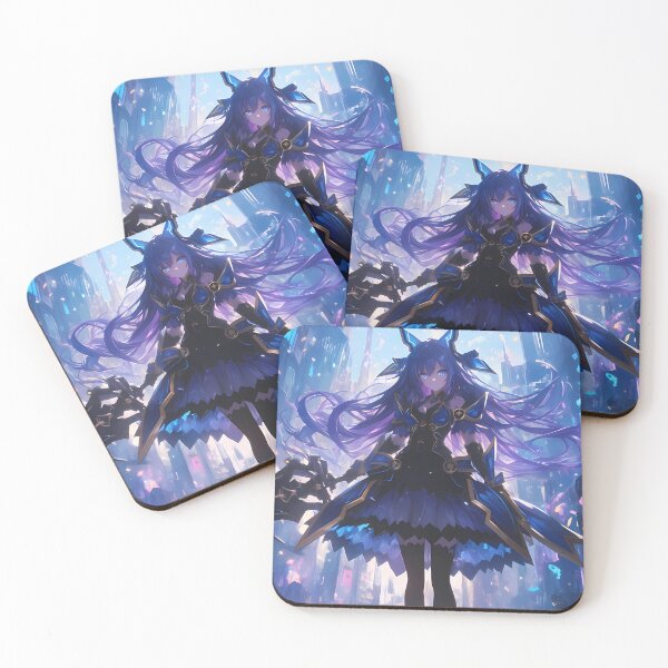 Item preview, Tohka Yatogami Date A Live Floating Purple Cityscape designed and sold by bystudiolereve.