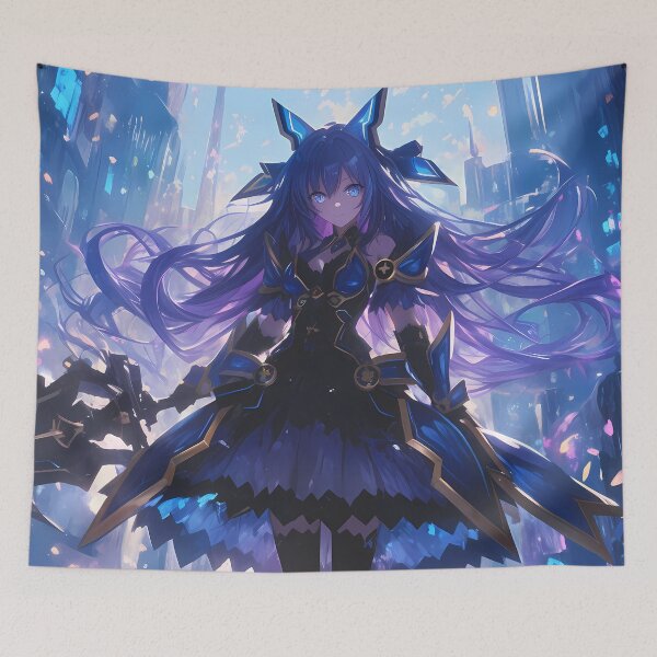 Item preview, Tohka Yatogami Date A Live Floating Purple Cityscape designed and sold by bystudiolereve.