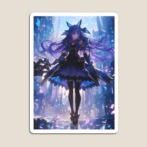 Item preview, Tohka Yatogami Date A Live Floating Purple Cityscape designed and sold by bystudiolereve.