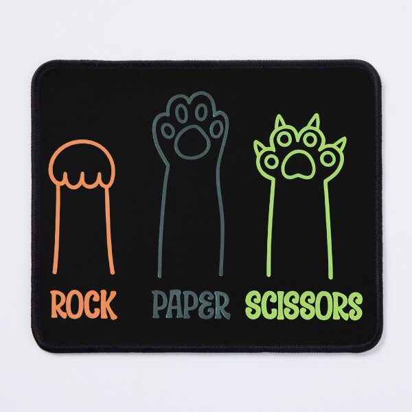 Item preview, Rock Paper Scissors Paw Game Neon Style Tee designed and sold by Dmo3HarkoArt.