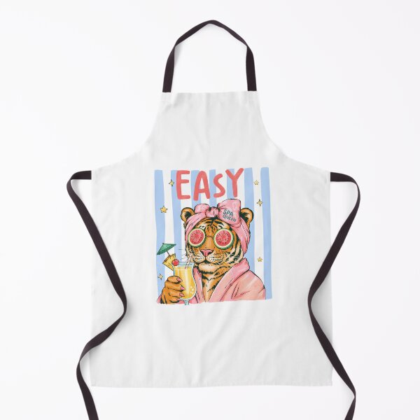 Item preview, Easy Spa Queen Tiger – Funny Relaxing Summer Tiger Illustration designed and sold by Snifferius.