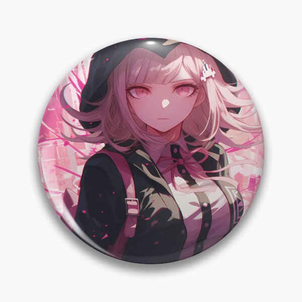 Item preview, Chiaki Nanami Danganronpa Pink Glitch Hoodie Cute Aesthetic designed and sold by bystudiolereve.