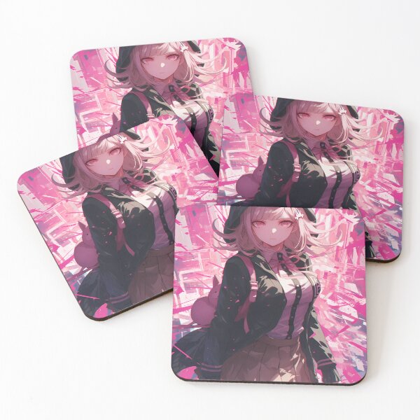 Item preview, Chiaki Nanami Danganronpa Pink Glitch Hoodie Cute Aesthetic designed and sold by bystudiolereve.