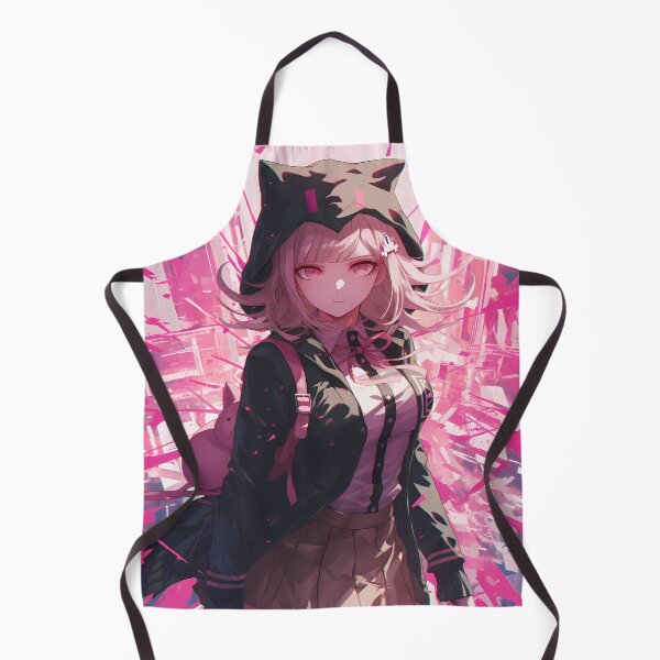 Item preview, Chiaki Nanami Danganronpa Pink Glitch Hoodie Cute Aesthetic designed and sold by bystudiolereve.