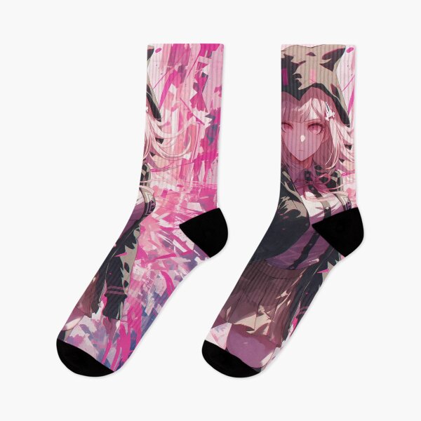 Item preview, Chiaki Nanami Danganronpa Pink Glitch Hoodie Cute Aesthetic designed and sold by bystudiolereve.