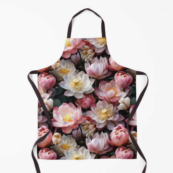 Item preview, Pink lotus flower pattern designed and sold by Leylita Design.