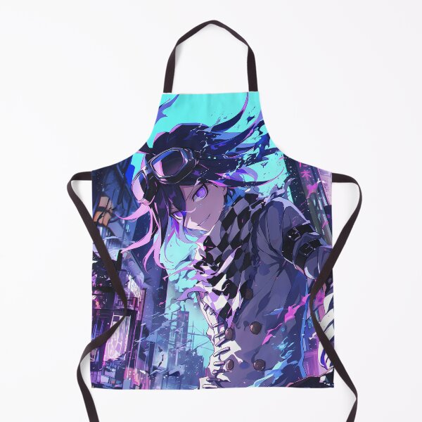 Item preview, Kokichi Ouma Danganronpa Cyberpunk Neon Night City Trickster designed and sold by bystudiolereve.