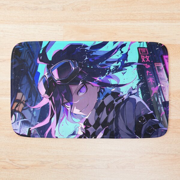 Item preview, Kokichi Ouma Danganronpa Cyberpunk Neon Night City Trickster designed and sold by bystudiolereve.
