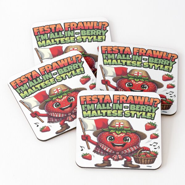 Item preview, Festa Frawli Malta Strawberry Festival T-Shirt | Funny Maltese Berry Style Graphic Tee | Cute Strawberry Character Design designed and sold by Sushikidsntod.