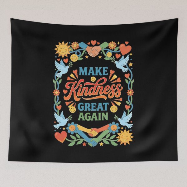 Item preview, Make Kindness Great Again - Pastel Floral Peace & Love Design designed and sold by Recovering Pessimist.