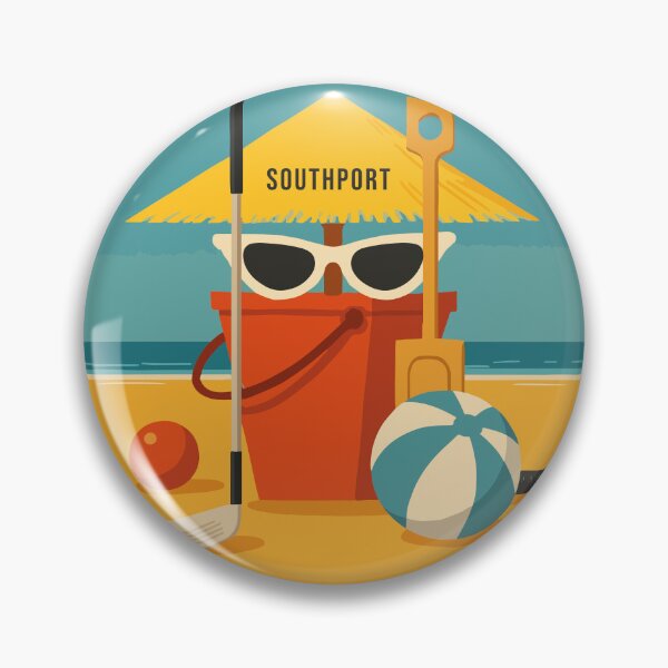 Item preview, Southport Travel Souvenir Poster designed and sold by rogue-design.