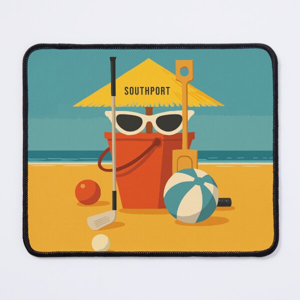 Item preview, Southport Travel Souvenir Poster designed and sold by rogue-design.