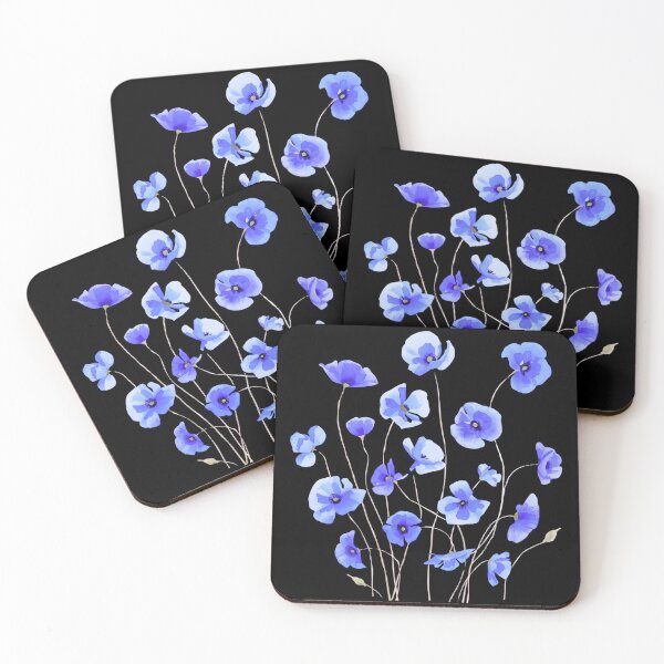 Item preview,  Bouquet of small blue poppies designed and sold by uunaa.