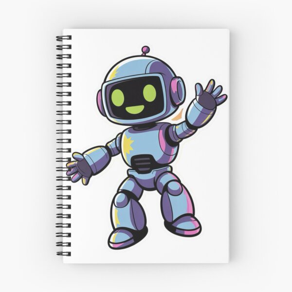 Item preview,     Cute Friendly Robot Mascot – Colorful Chibi Tech Character designed and sold by Dospart.