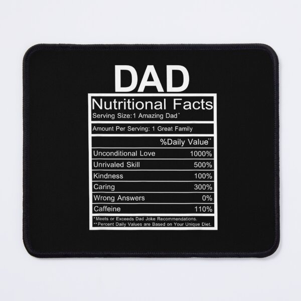 Item preview, Dad Nutritional Facts, Funny, Joke T-shirt, Dad Nutritional Facts, Funny, Joke Stickers designed and sold by krooslistO.
