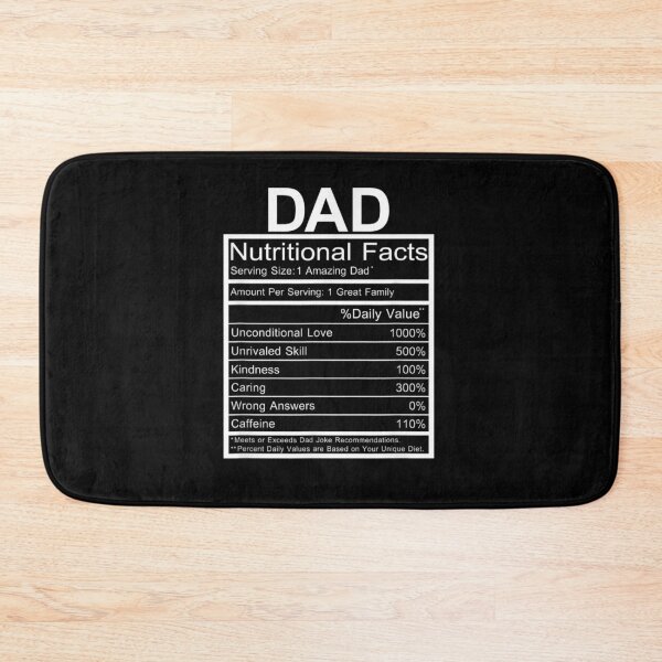 Item preview, Dad Nutritional Facts, Funny, Joke T-shirt, Dad Nutritional Facts, Funny, Joke Stickers designed and sold by krooslistO.