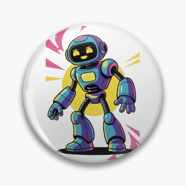 Item preview,     Adorable Robot Buddy – Fun Sci-Fi Chibi Character Design designed and sold by Dospart.