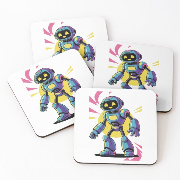 Item preview,     Adorable Robot Buddy – Fun Sci-Fi Chibi Character Design designed and sold by Dospart.