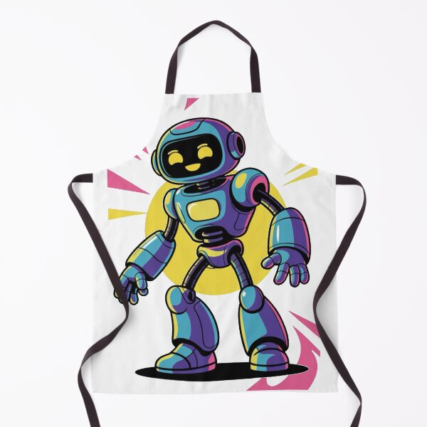 Item preview, Adorable Robot Buddy – Fun Sci-Fi Chibi Character Design designed and sold by Dospart.
