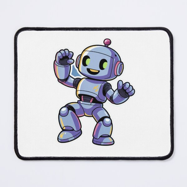 Item preview,     Happy Mini Robot – Cute Futuristic Mascot Illustration designed and sold by Dospart.