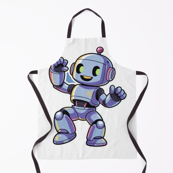 Item preview,     Happy Mini Robot – Cute Futuristic Mascot Illustration designed and sold by Dospart.