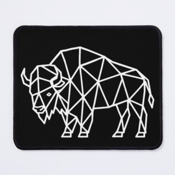 Item preview, Geometric Bison Silhouette – Origami designed and sold by Karszul.