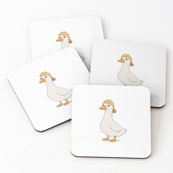 Item preview, Cool Duck with Cap – Cute Aesthetic Streetwear Animal Meme Design designed and sold by klebtgut.