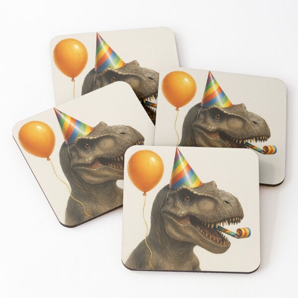 Item preview, Hope Your Birthday Is Dino-Mite – Realistic T-Rex Party Design designed and sold by EmeraldeaArt.