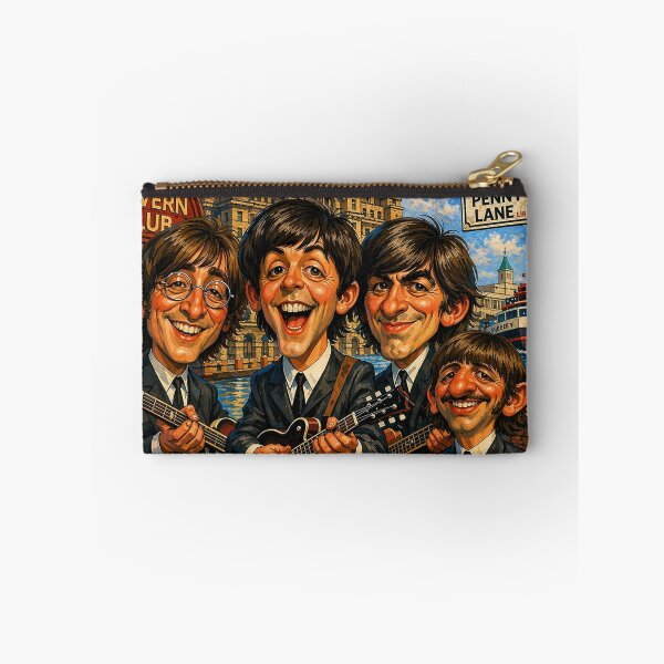 Item preview, The Beatles in Liverpool Caricature Unique handpainted Art designed and sold by LuluLeb.