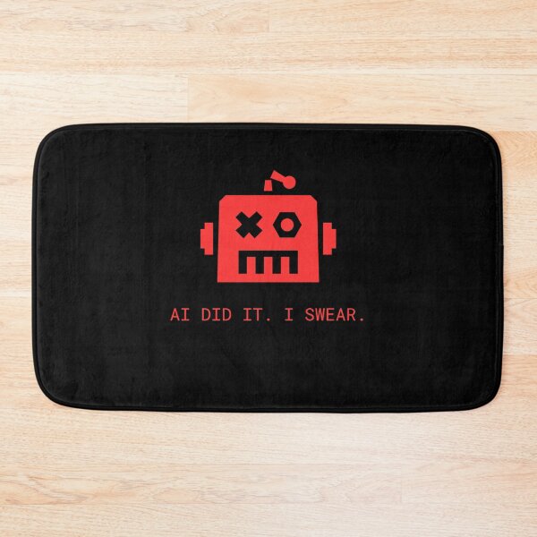 Item preview, AI Did It, I Swear – Glitch Humor Tech Meme Design designed and sold by ThreadTheory976.