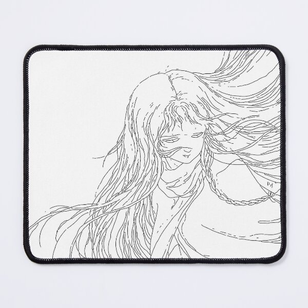 Item preview, Angel's egg - Tenchi No Tamago - Girl - line art - black print designed and sold by R-A Designs.