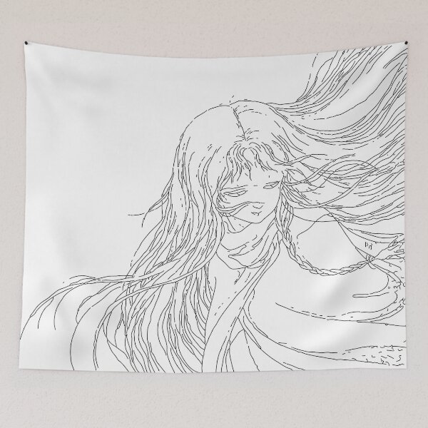 Item preview, Angel's egg - Tenchi No Tamago - Girl - line art - black print designed and sold by R-A Designs.