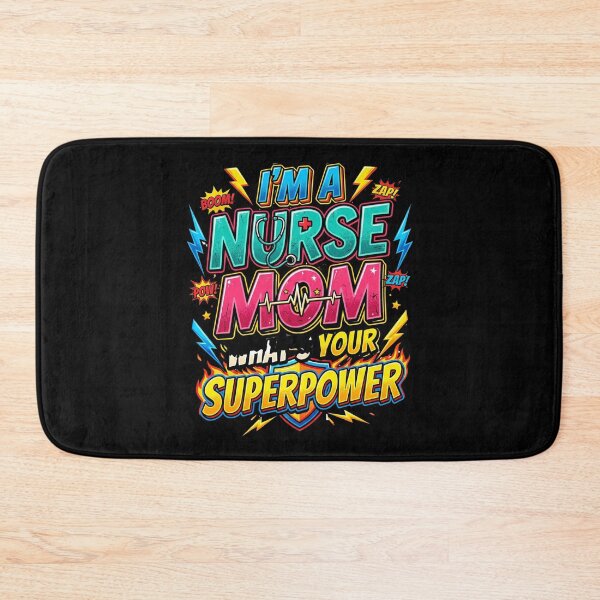 Artikelvorschau, Krankenschwester-Mama-Superkraft – Lustiges Muttertagsgeschenk entworfen und verkauft von Im-Ara.